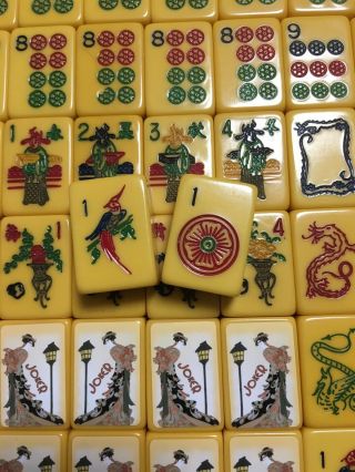 170 Piece Mahjong Mah Jongg Bakelite Tile Set Tiles Only Nmjl Ready