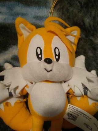GE Animation GE - 7089 Sonic The Hedgehog Classic Tails 7 Inch Plush soft toy Sega 2