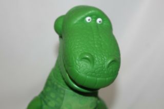 Disney Toy Story T REX Plush Green Dinosaur Squeeze Roars Fisher Price 14 
