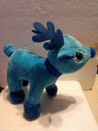 Dan Dee Plush Blue Reindeer Stuffed Animal Dandee Collectors Choice