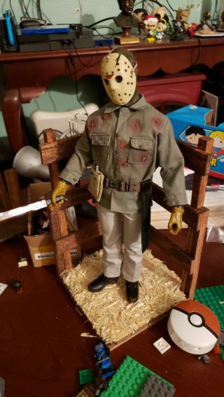 1/6 Scale Jason Voorhees Mini Diorama Friday The 13th Set (no Figure)