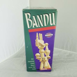 Incomplete 1991 Milton Bradley Bandu The Stacking Game That 