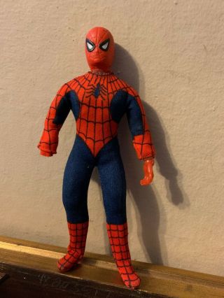 Loose Mego 8 " Spiderman Figure 1970 