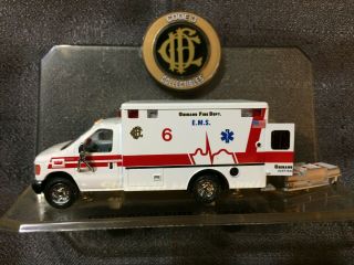 Ford Ambulance Chicago Fire Department - Code 3 Collectibles 1:64 - Pre - Owned