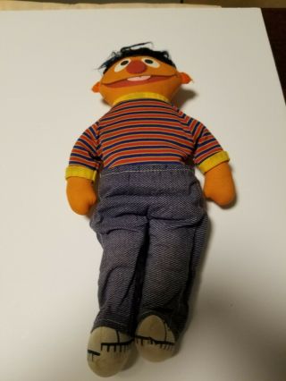 Vintage 1970s Knicker Bocker Talking Sesame Street Ernie Doll,  Toy Collectible
