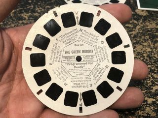 VINTAGE 1966 SAWYER THE GREEN HORNET VIEW - MASTER REEL PACK Booklet Cover 3 Reels 3