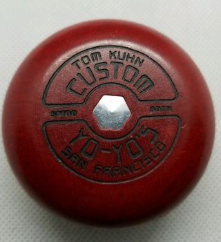 Euc Rare Tom Kuhn Imperial Custom 2 Color Yellow Red Yo Yo Yo - Yo Yoyo