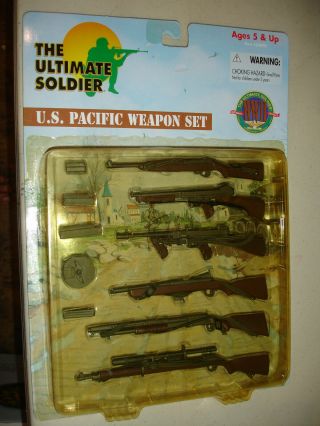 Rare 1:6 Ultimate Soldier Wwii Us Pacific Weapon Set For 12 "