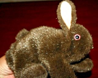 8 " Brown Bunny Rabbit Full Body Hand Puppet Folkmanis Plush Folktails Furry Folk