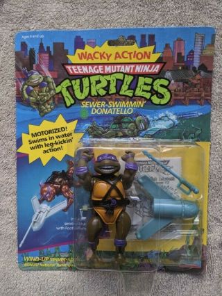 Teenage Mutant Ninja Turtle " Ss Donatello " 1989 Playmate