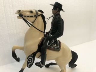Custon Zorro Rider And Horse