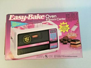 Vintage Easy Bake Oven And Snack Center Kenner 1992 With Pans Utensils