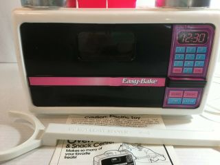 Vintage Easy Bake Oven and Snack Center Kenner 1992 With Pans Utensils 3