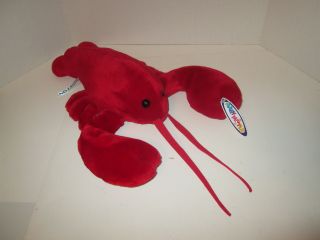 Mary Meyer Large Red Medium Boston Lobster Plush Stuffed Animal Flip Flops