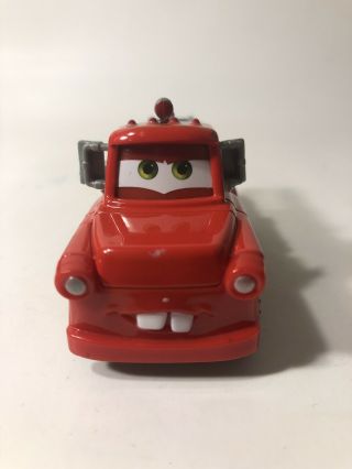 Disney Pixar Cars Toon Rescue Squad Mater Red Fire Truck Exclusive Mattel