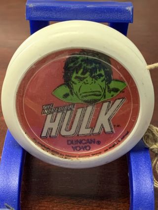 Vintage 1978 Duncan Marvel Comics " The Incredible Hulk " Yo - Yo