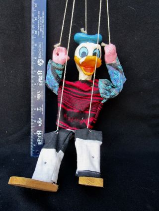 Vintage Disney Donald Duck Marionette Puppet 2