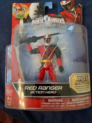 Power Rangers Ninja Steel Red Ranger 5 " Mighty Morphin Action Figure Bandai Chop