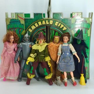 Mego Wizard Of Oz Emerald City Play Set With 6 Figures,  1974,  Vintage