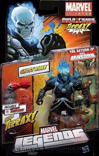 Ghost Rider Blue Variant Marvel Universe Baf Terrax Series Action Figure