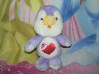 13 " Plush Vintage Cozy Heart Penguin Care Bear Cousin Baby Boy Girl 1980s Toy