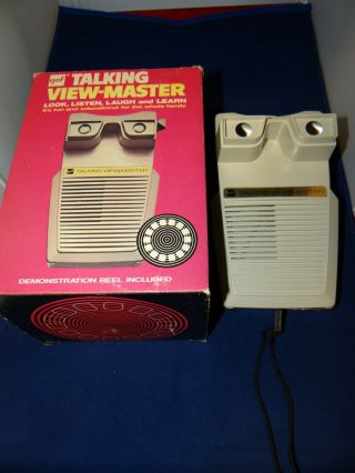 Vintage Gaf Talking View - Master W/demonstration Reel Box Nos