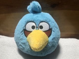 Angry Birds Plush Blue Jay “5 With Sound