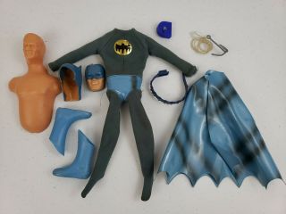 Vintage 1966 Ideal Captain Action Batman Costume W Grappling Hook & Accessories