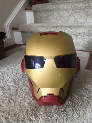Marvel Iron Man Deluxe Helmet Costume Ironman Mask Sounds & Lights