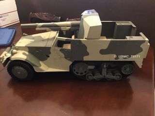 Gi Joe 1/6 Scale Tank Destroyer Half Track Wwii With Cannon By Hasbro