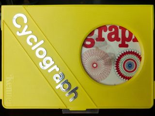Kenner Cyclograph 1982 Spirograph Vintage Orange Yellow 9in X 6in Good Cond
