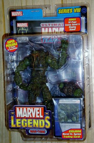 2004 Marvel Legends " Man - Thing " 6 Inch - Poseable Series Viii Figure