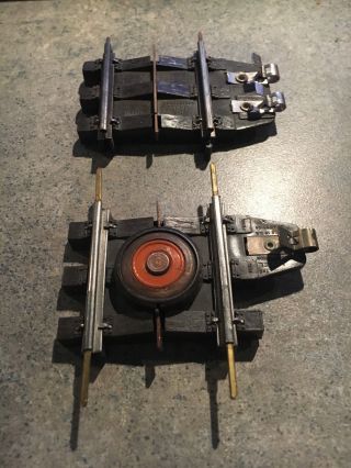 Lionel No 37 O Uncoupler Track Section & No 43 Power Track Section