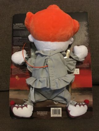 IT Pennywise The Clown Holloween Window Wiggler Decoration Sound Sensor Act 3