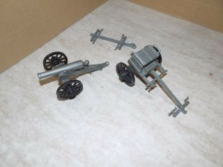 Marx Battle Of The Blue,  And Gray Play Set Caisson With Cannon
