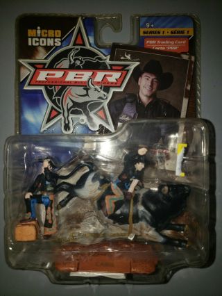 Adriano Moraes Micro Icons Pbr Professional Bull Riders Action Figure.