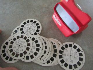 Red View - Master 3d Viewer Toy,  18 Reels,  Most Are Sesame Street,  Also Others