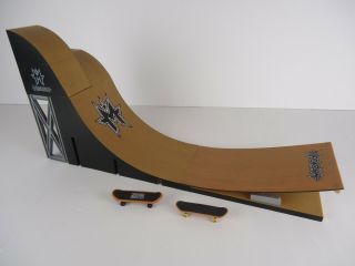 Mega Ramp Tech Deck Skateboard Ramp Set Vintage With 2 Boards