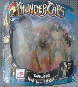 Thundercats Grune The Warrior 4 " Deluxe Action Figure Bandai Variant Error Rare