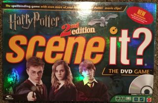 Harry Potter Scene It? 2nd Second Edition Dvd Board Game -