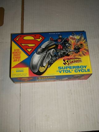 Kenner Superman Man Of Steel Superboy " Vtol " Cycle Vehicle