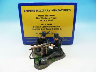Empire Military Miniatures Wwi The Western Front Belgian Machine Gun Team W11409