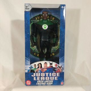 Dc Justice League Unlimited Green Lantern John Stewart 10 " Figure - Mattel Nib