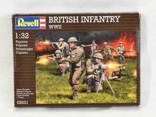 Revell 1:32 Scale British Infantry Wwii Soldiers Figures 02631