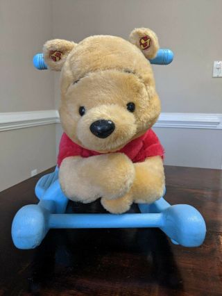 Winnie The Pooh Musical Rocking Horse Disney Kiddieland Plush Rocker Toddler Toy