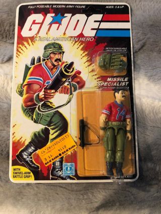 G.  I.  Joe Missle Specialist Code Name: Sgt.  Bazooka 1983