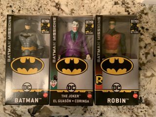 Dc Comics Batman Missions 80 Years 6 - Inch Action Figure Batman Robin & The Joker