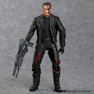The Terminator 2 T - 800 Arnold Schwarzenegger Pvc Action Figure Toymodel