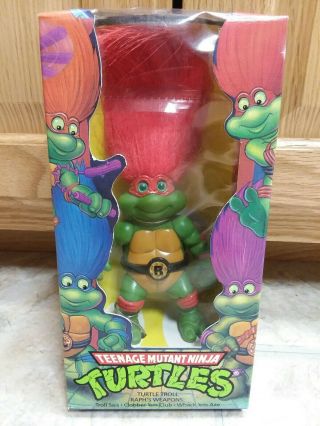 Tmnt Teenage Mutant Ninja 1993 Turtle Trolls Raph Complete Playmates Raphael