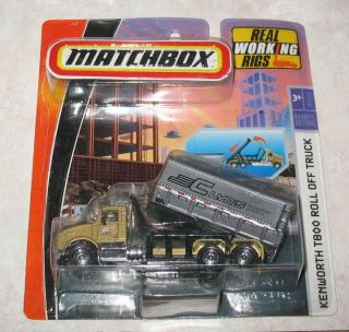 Matchbox Real Rigs Kenworth T800 Roll Off Truck